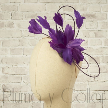 Accessori per Capelli Cerimonia Pluma Y Collar 8644